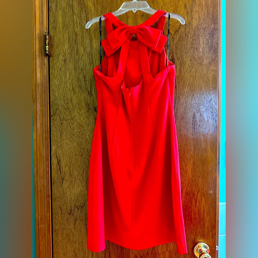Vince Camuto Red Bow A-line dress size 8
